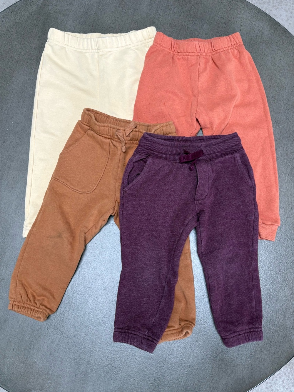 Cat & Jack long fall sweat pants joggers girl boy 2T 24 months 4pc lot bundle